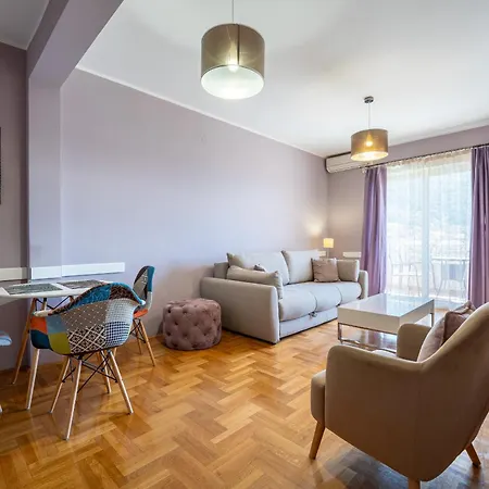 Lovely Studio With Panoramic City View Будва Экстерьер фото
